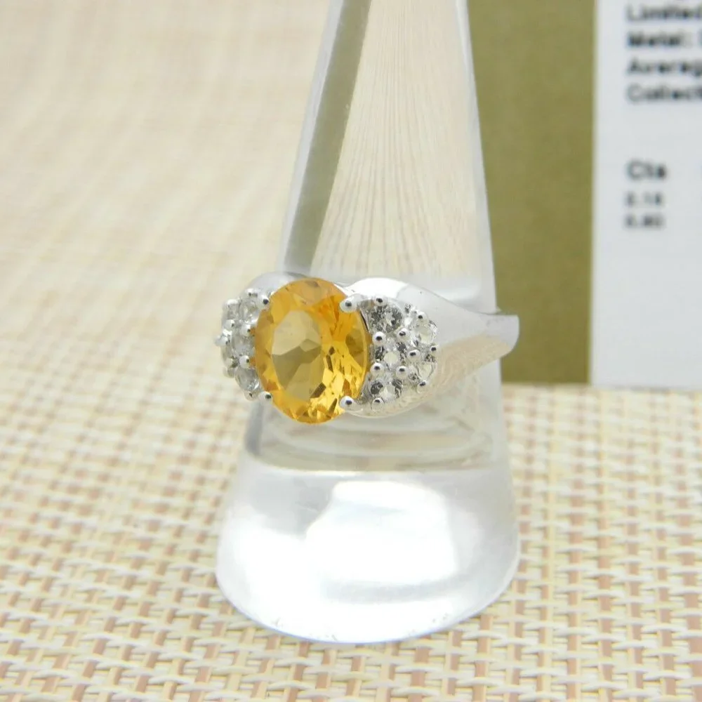 Rio Grande Citrine White Topaz Sterling Silver